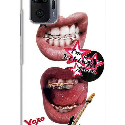 Rockstar Redmi Note 10 Pro Max Hard Case Back Cover by Casekaro