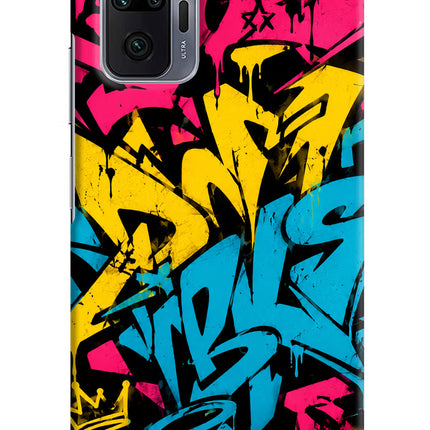 Graffiti Vibe Redmi Note 10 Pro Max Hard Case Back Cover by Casekaro