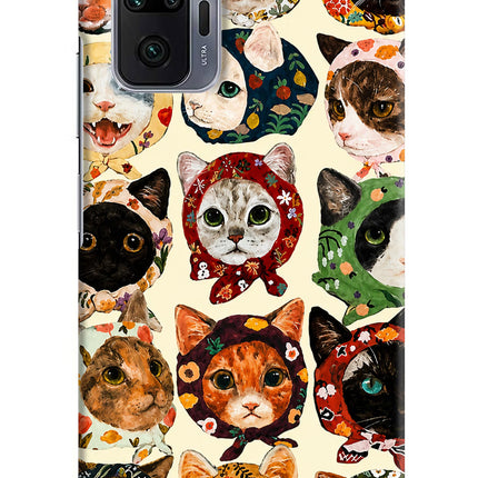 Cool Cat Redmi Note 10 Pro Max Hard Case Back Cover by Casekaro