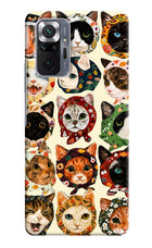 Cool Cat Redmi Note 10 Pro Max Hard Case Back Cover by Casekaro