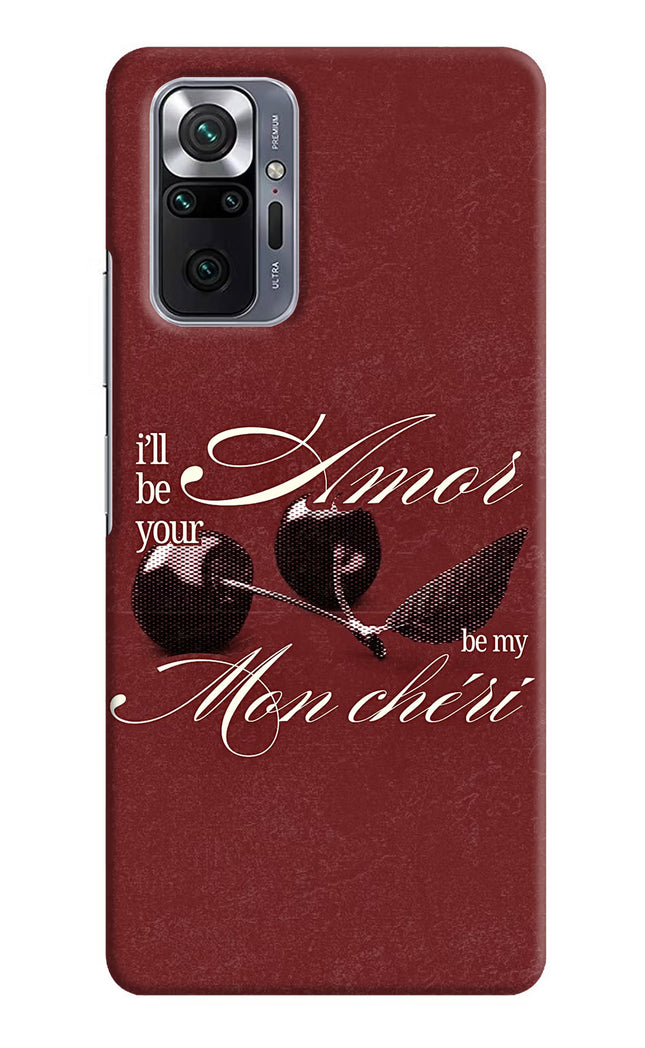 Velvet Cherry Redmi Note 10 Pro Max Hard Case Back Cover by Casekaro