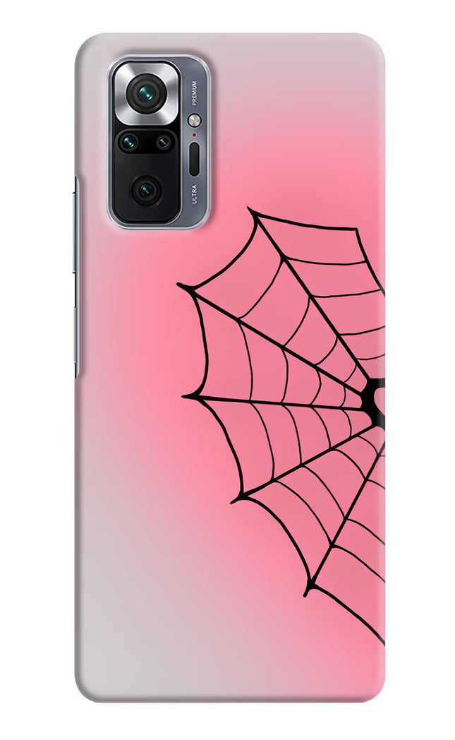 Pink Web Redmi Note 10 Pro Max Hard Case Back Cover by Casekaro