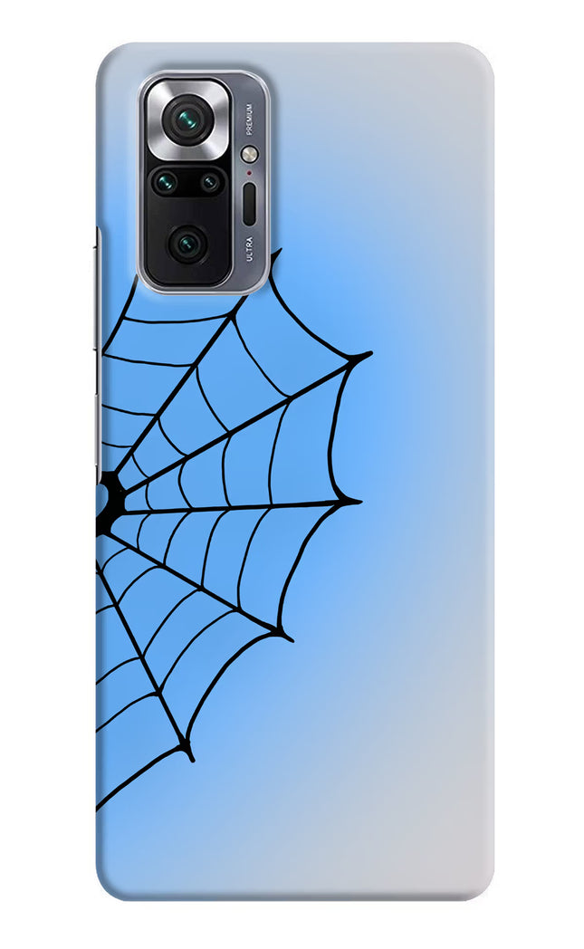 Blue Web Redmi Note 10 Pro Max Hard Case Back Cover by Casekaro