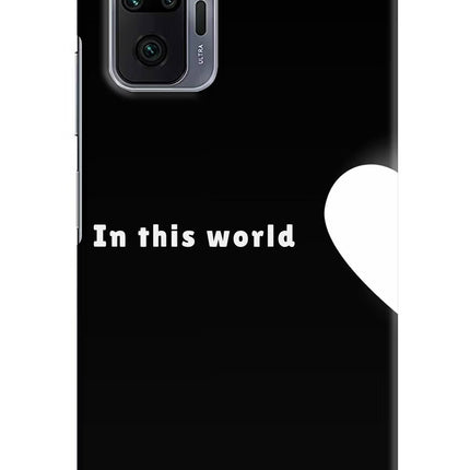 This World Redmi Note 10 Pro Max Hard Case Back Cover by Casekaro