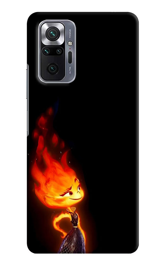 Ember Flame Redmi Note 10 Pro Max Hard Case Back Cover by Casekaro