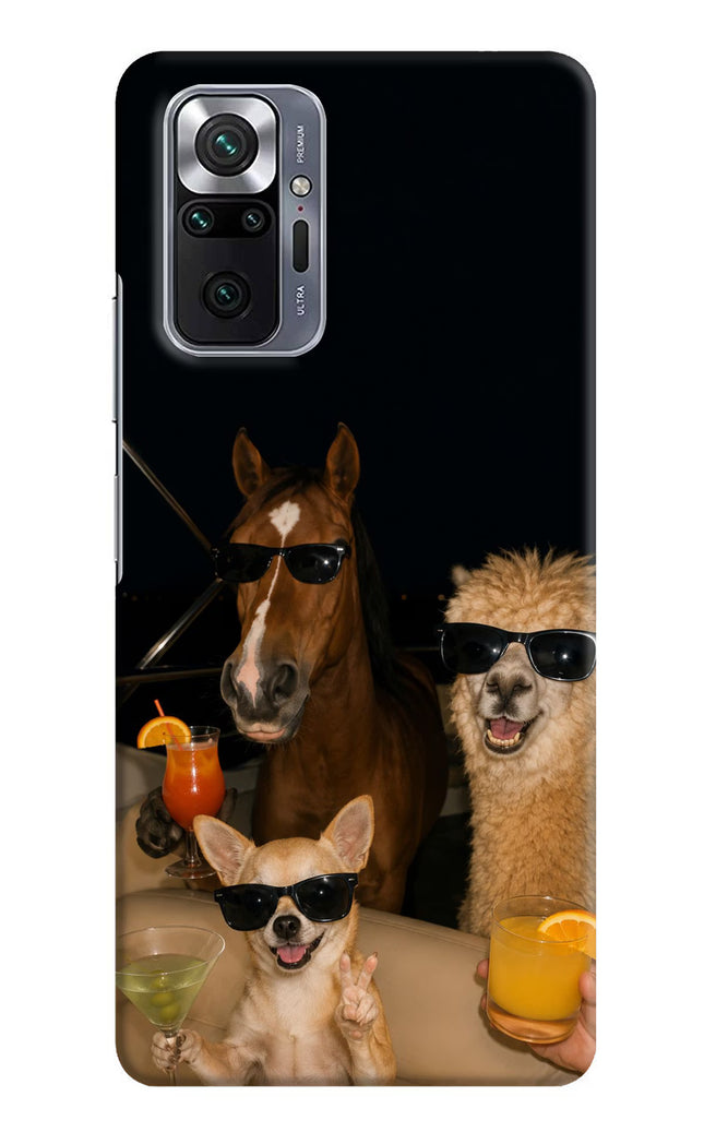 Party Squad Redmi Note 10 Pro Max Hard Case Back Cover by Casekaro