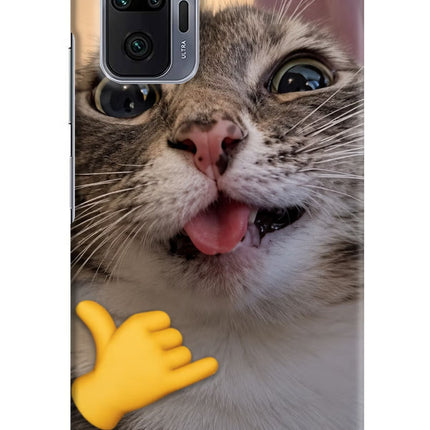 Silly Cat Call Redmi Note 10 Pro Max Hard Case Back Cover by Casekaro