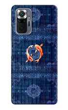 Koi Blue Redmi Note 10 Pro Max Back Cover