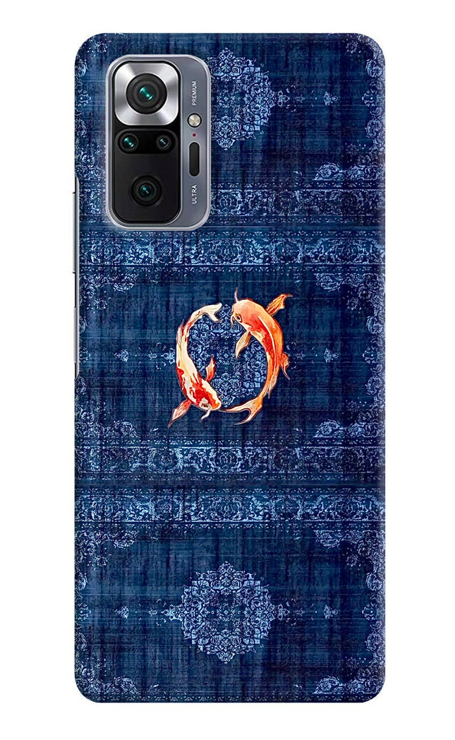 Koi Blue Redmi Note 10 Pro Max Hard Case Back Cover by Casekaro