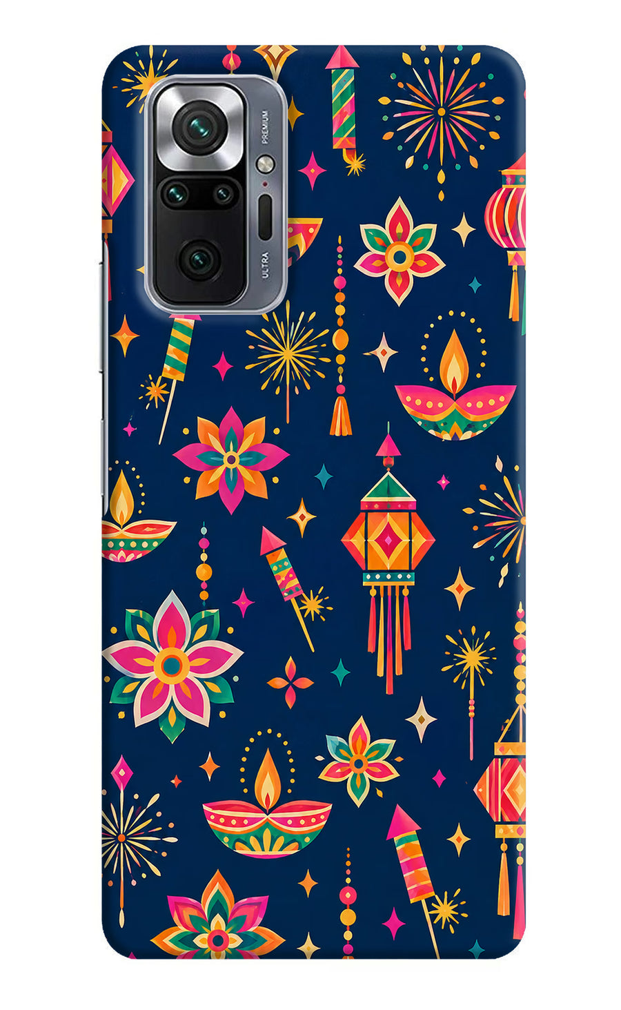 Festive Pop Redmi Note 10 Pro Max Back Cover, Hard case