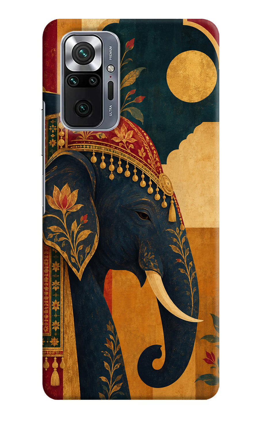 Royal Elephant Redmi Note 10 Pro Max Back Cover, Hard case