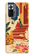 Diwali Rangoli Redmi Note 10 Pro Max Hard Case Back Cover by Casekaro