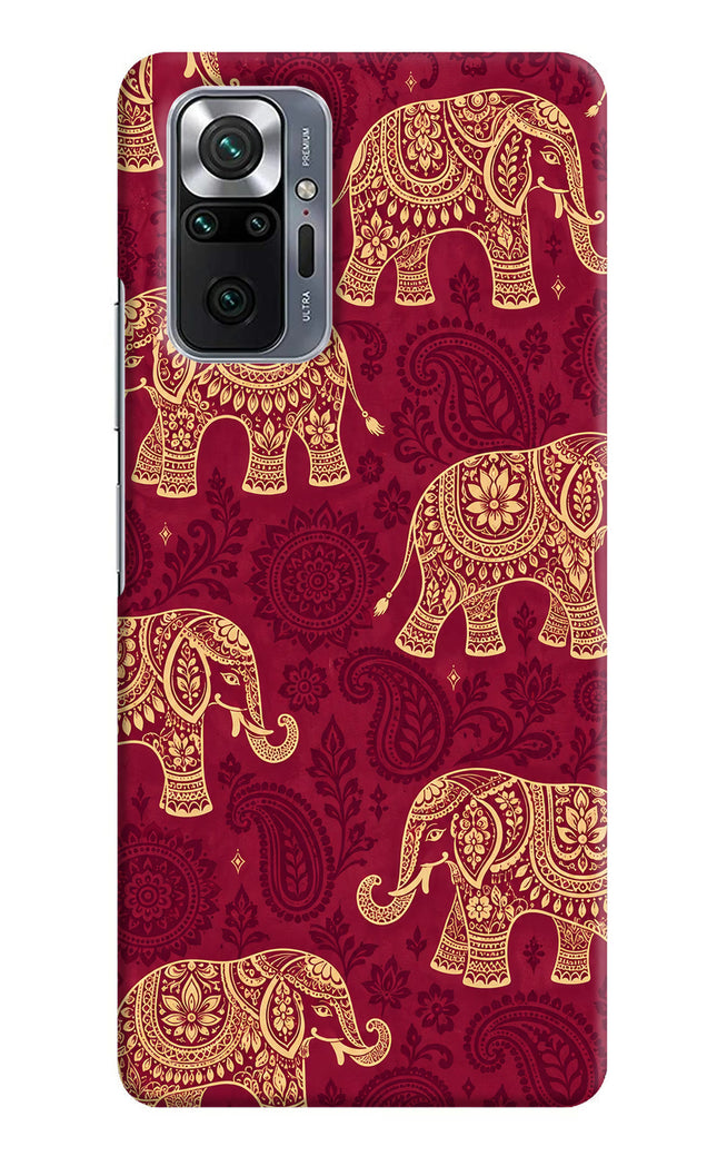 Maroon Elephant Redmi Note 10 Pro Max Hard Case Back Cover by Casekaro