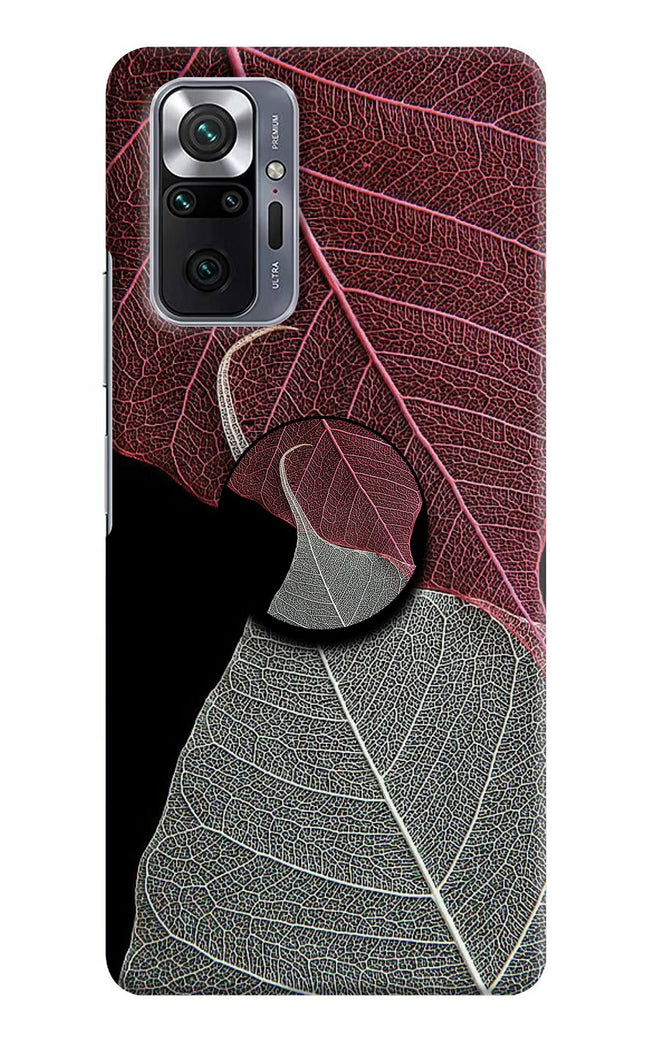 Leaf Pattern Redmi Note 10 Pro Max Pop Case by Casekaro