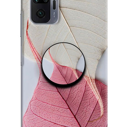 White Pink Leaf Redmi Note 10 Pro Max Pop Case by Casekaro