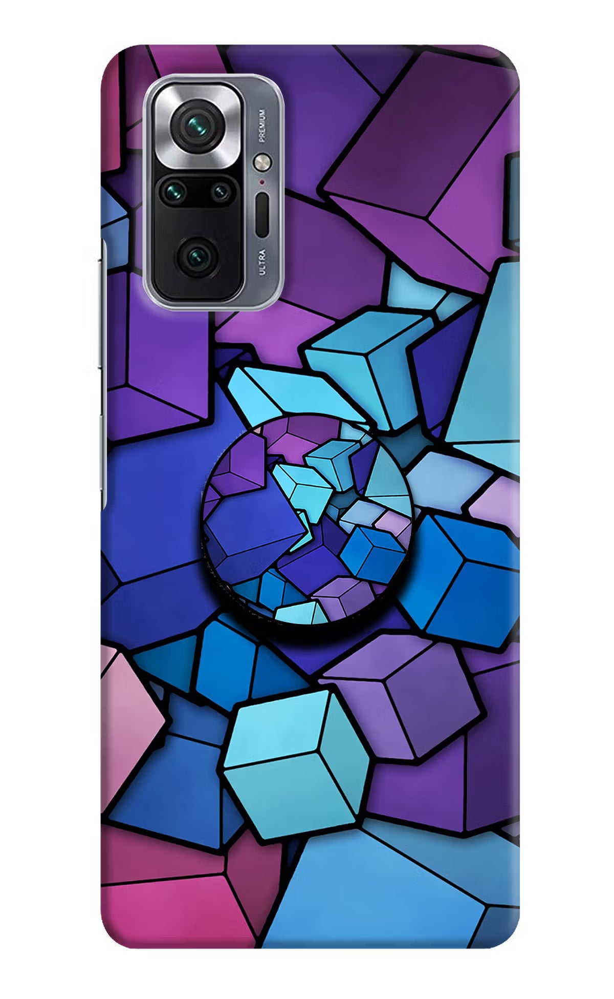 Cubic Abstract Redmi Note 10 Pro Max Pop Case by Casekaro