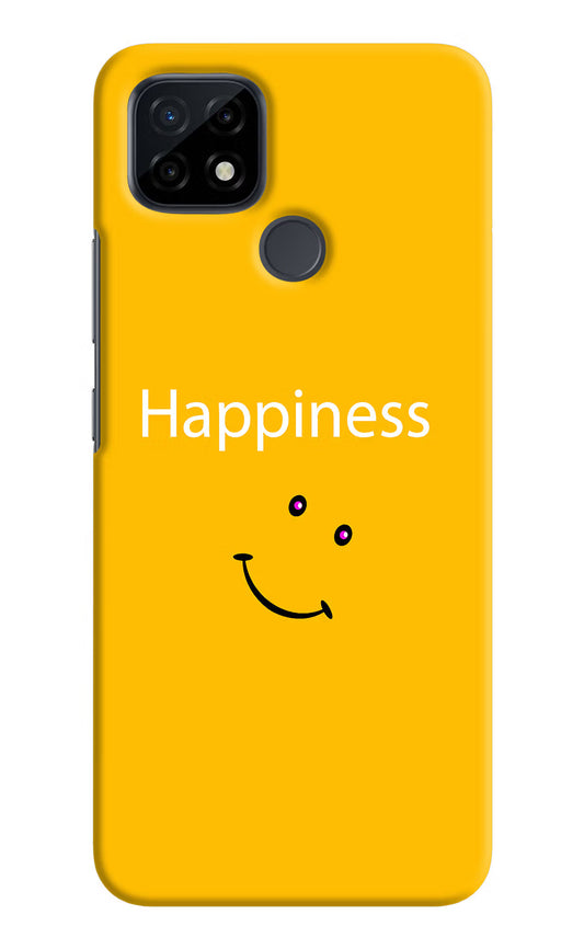 Happiness With Smiley Realme C21 Hard Case Back Cover by Casekaro