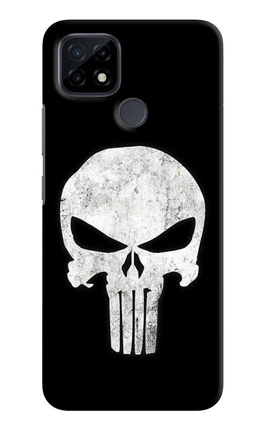Punisher Skull Realme C21 Hard Case Back Cover by Casekaro