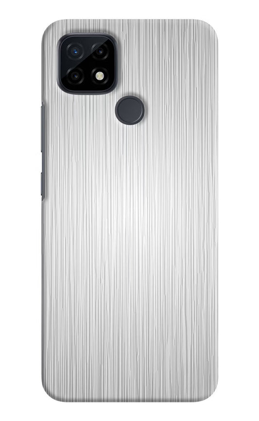 Wooden Grey Texture Realme C21 Hard Case Back Cover by Casekaro