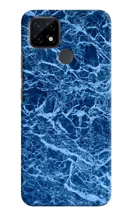 Blue Marble Realme C21 Hard Case Back Cover by Casekaro