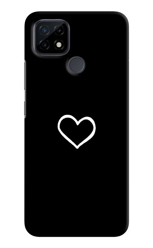 Heart Realme C21 Hard Case Back Cover by Casekaro