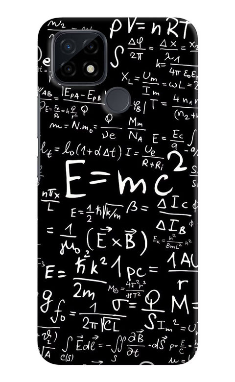 Physics Formula Realme C21 Back Cover