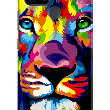 Lion Realme C21 Hard Case Back Cover by Casekaro