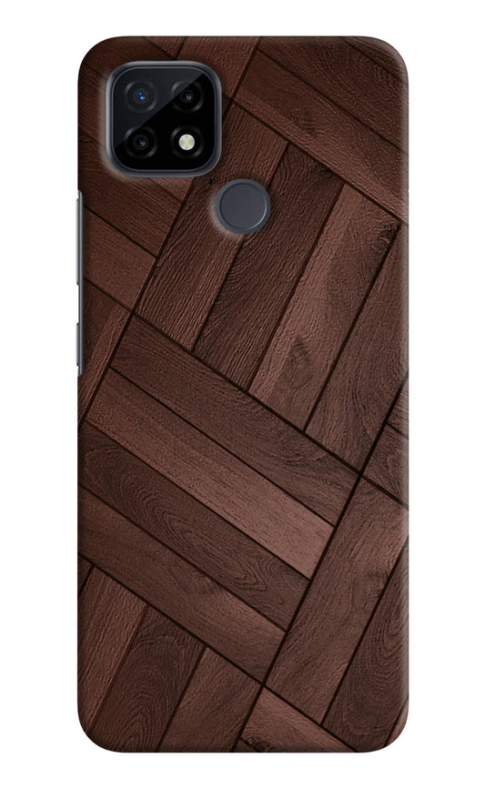 Wooden Texture Design Realme C21 Hard Case Back Cover by Casekaro
