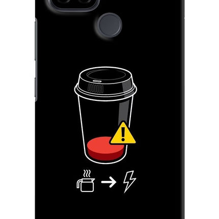 Coffee Realme C21 Hard Case Back Cover by Casekaro
