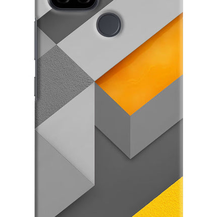 Abstract Realme C21 Hard Case Back Cover by Casekaro
