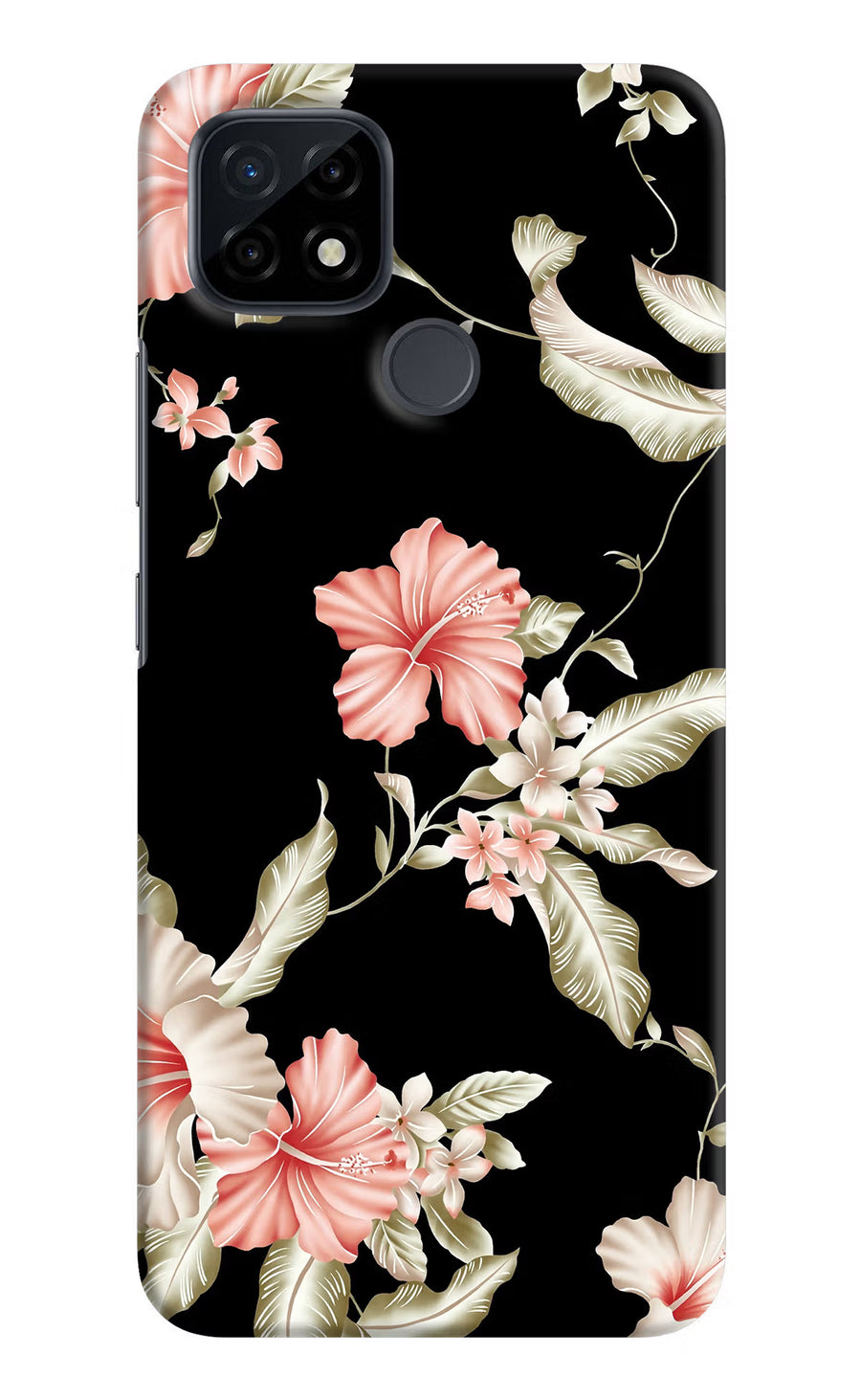 Flowers Realme C21 Back Cover, Hard case