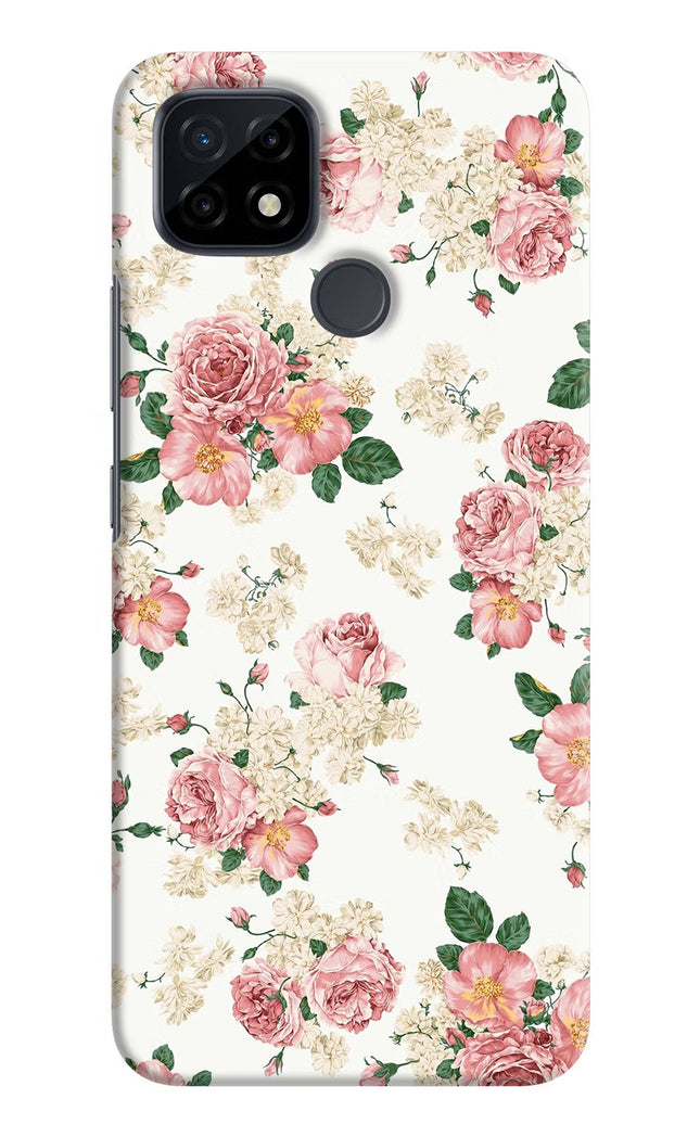 Flowers Realme C21 Hard Case Back Cover by Casekaro