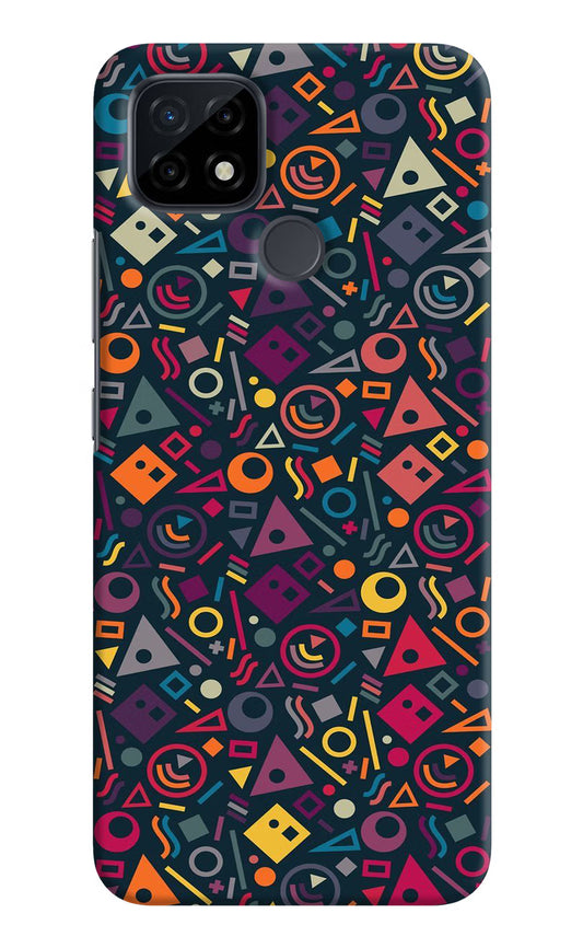Geometric Abstract Realme C21 Hard Case Back Cover by Casekaro