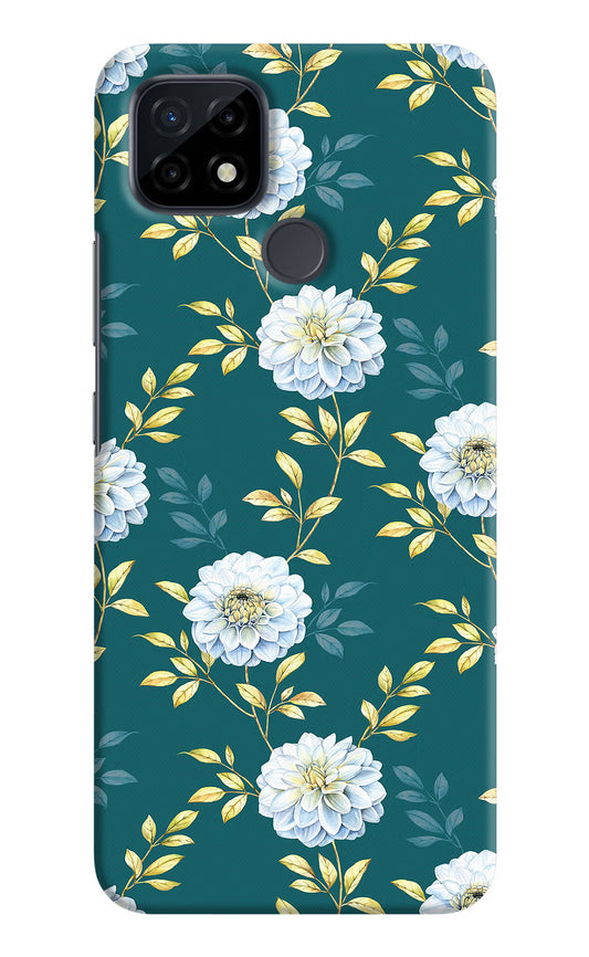 Flowers Realme C21 Hard Case Back Cover by Casekaro