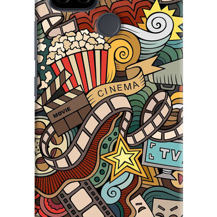 Cinema Abstract Realme C21 Hard Case Back Cover by Casekaro