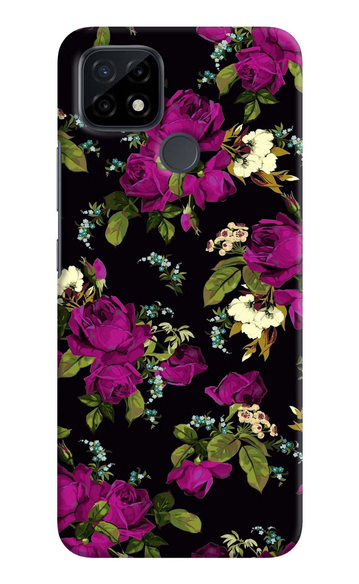 Flowers Realme C21 Hard Case Back Cover by Casekaro