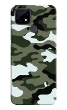 Camouflage Realme C21 Hard Case Back Cover by Casekaro