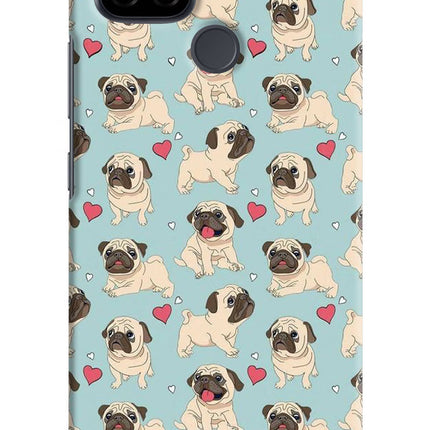 Pug Dog Realme C21 Hard Case Back Cover by Casekaro