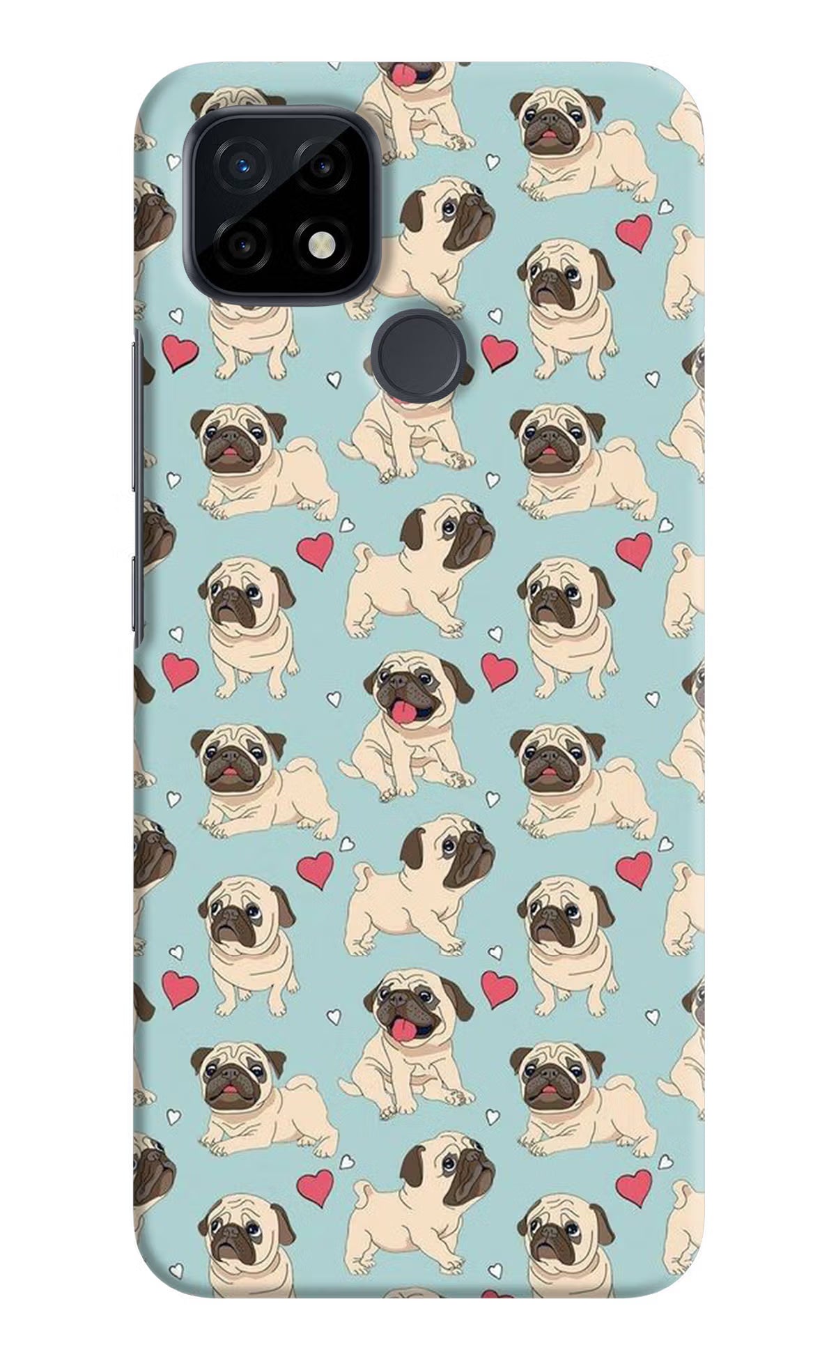 Pug Dog Realme C21 Hard Case Back Cover by Casekaro