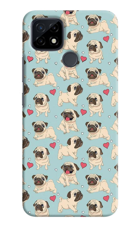 Pug Dog Realme C21 Hard Case Back Cover by Casekaro