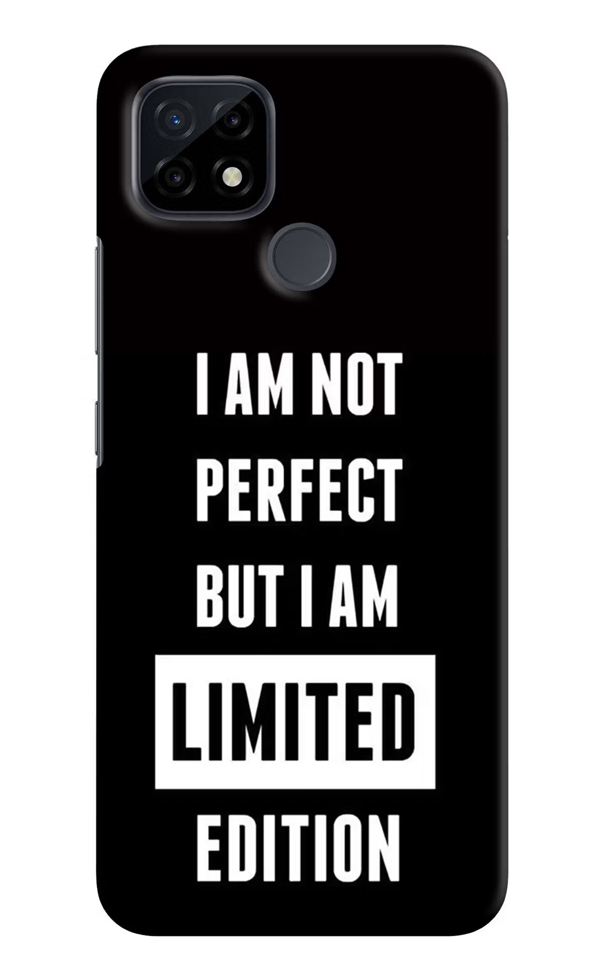 I Am Not Perfect But I Am Limited Edition Realme C21 Hard Case Back Cover by Casekaro
