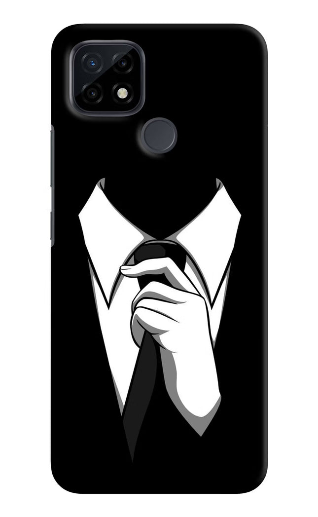 Black Tie Realme C21 Hard Case Back Cover by Casekaro
