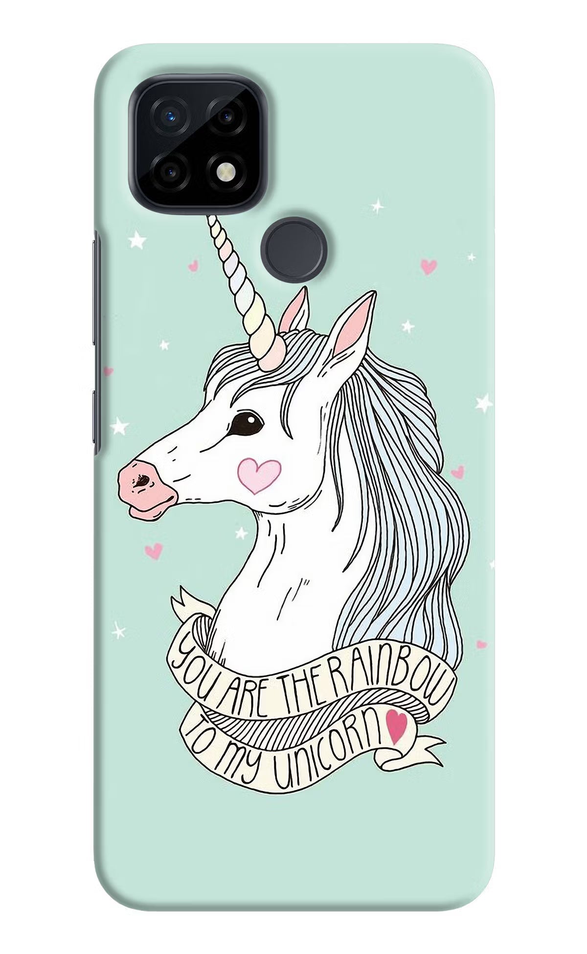 Unicorn Wallpaper Realme C21 Hard Case Back Cover by Casekaro
