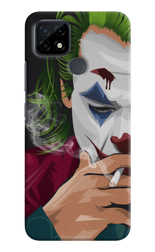 Joker Smoking Realme C21 Hard Case Back Cover by Casekaro
