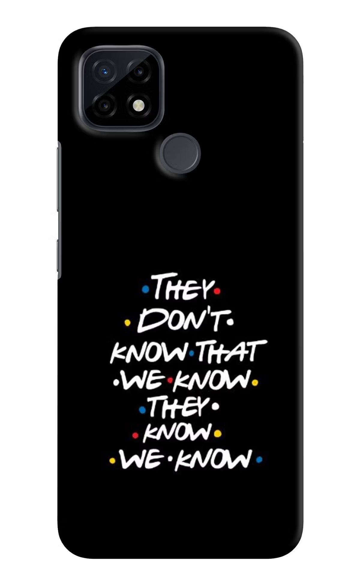 FRIENDS Dialogue Realme C21 Hard Case Back Cover by Casekaro