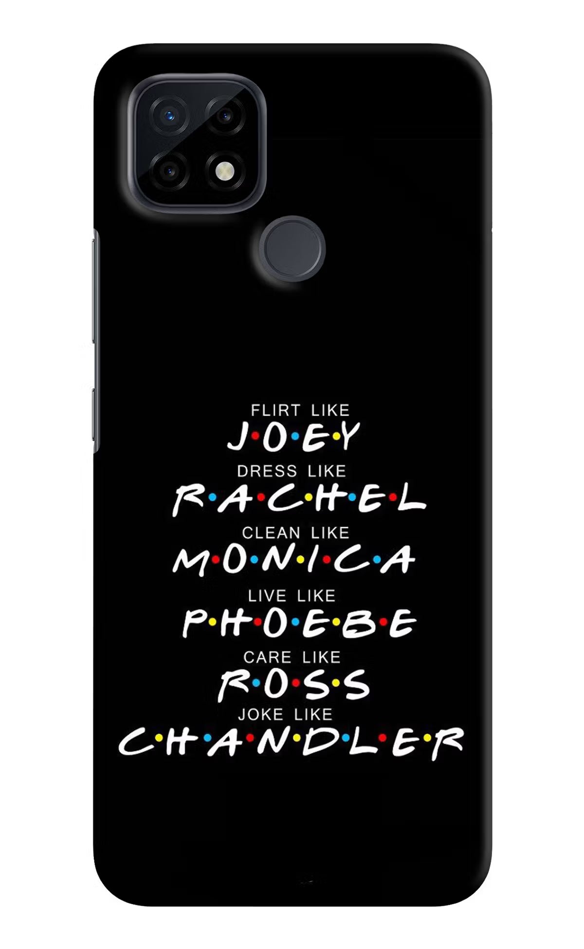 FRIENDS Character Realme C21 Hard Case Back Cover by Casekaro