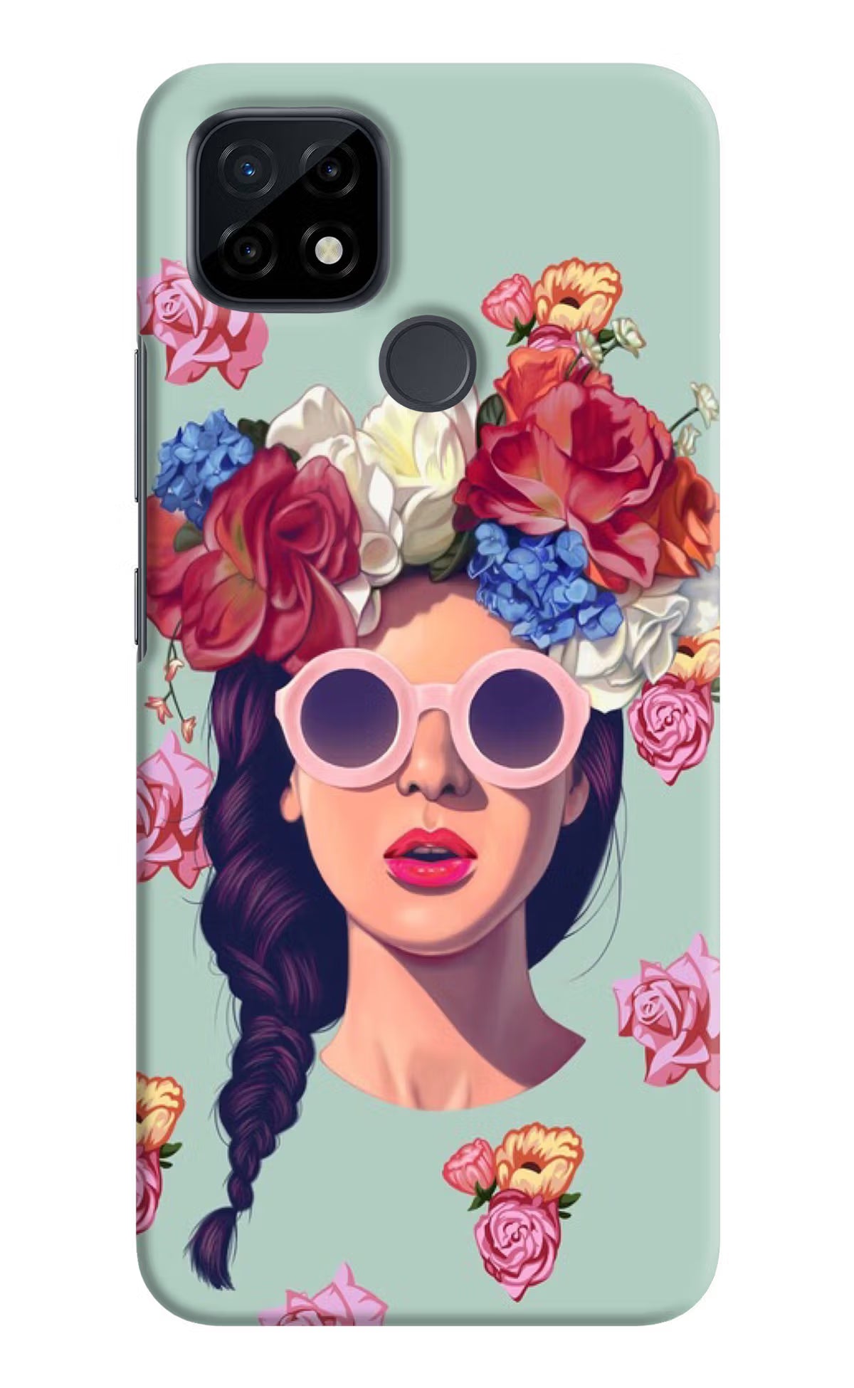Pretty Girl Realme C21 Hard Case Back Cover by Casekaro