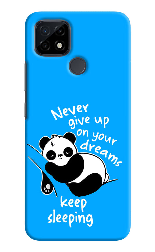 Keep Sleeping Realme C21 Hard Case Back Cover by Casekaro