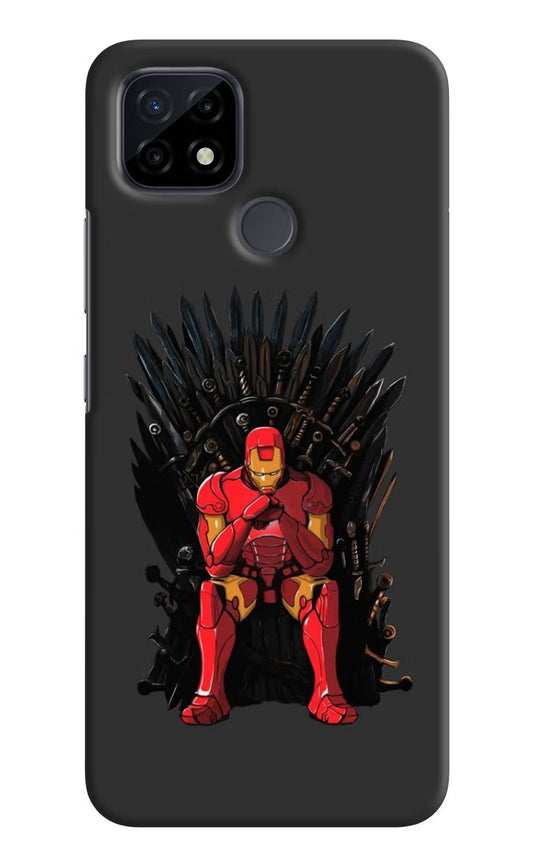 Ironman Throne Realme C21 Hard Case Back Cover by Casekaro