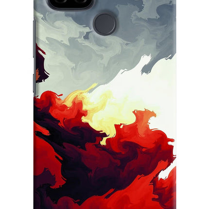 Fire Cloud Realme C21 Hard Case Back Cover by Casekaro
